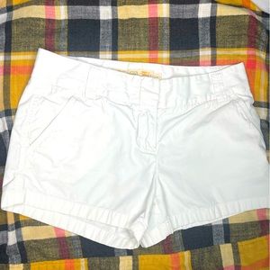 J Crew White Summer Shorts Size 2